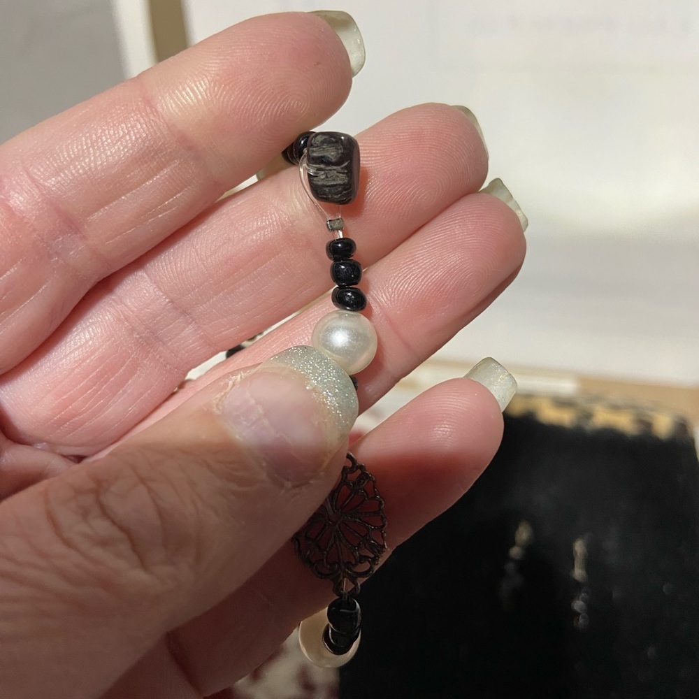 Bracelet And Coordinating Earrings Bundle, Black … - image 3